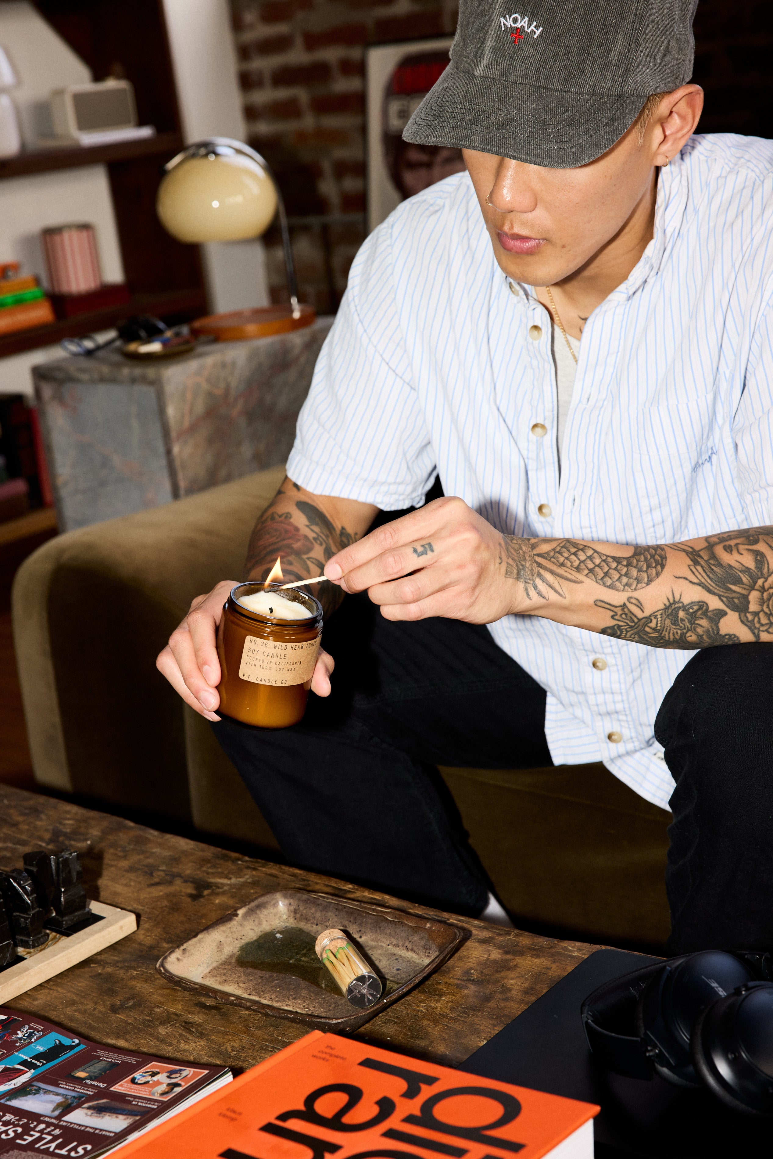 Teakwood & Tobacco Soy Candle