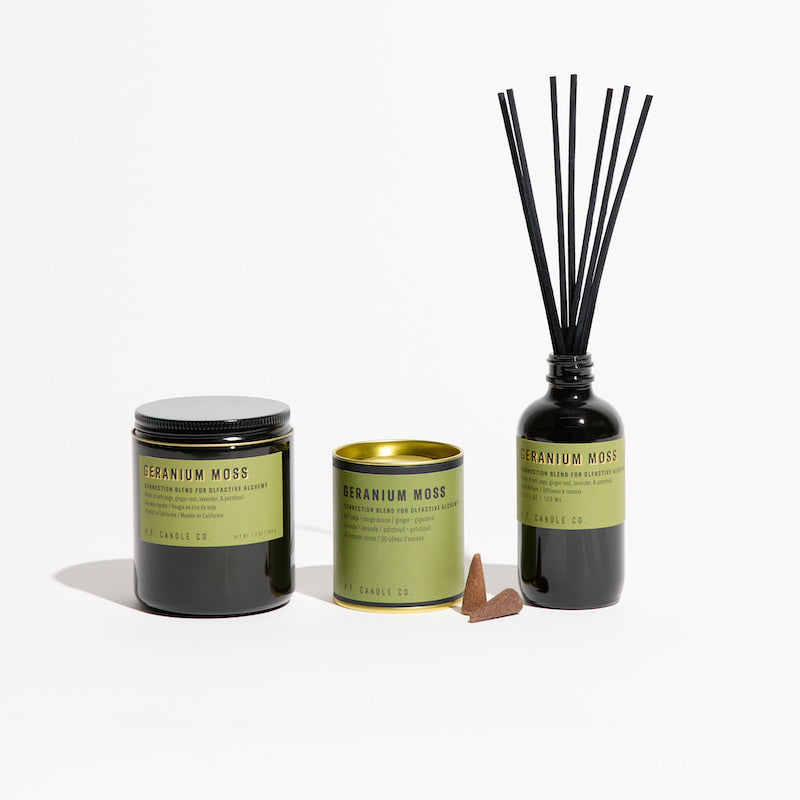 P.F. Candle Co. Alchemy Essentials -Geranium Moss