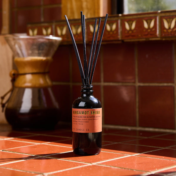 P.F. Candle Co. Bergamot Shiso Alchemy Reed Diffuser - Lifestyle