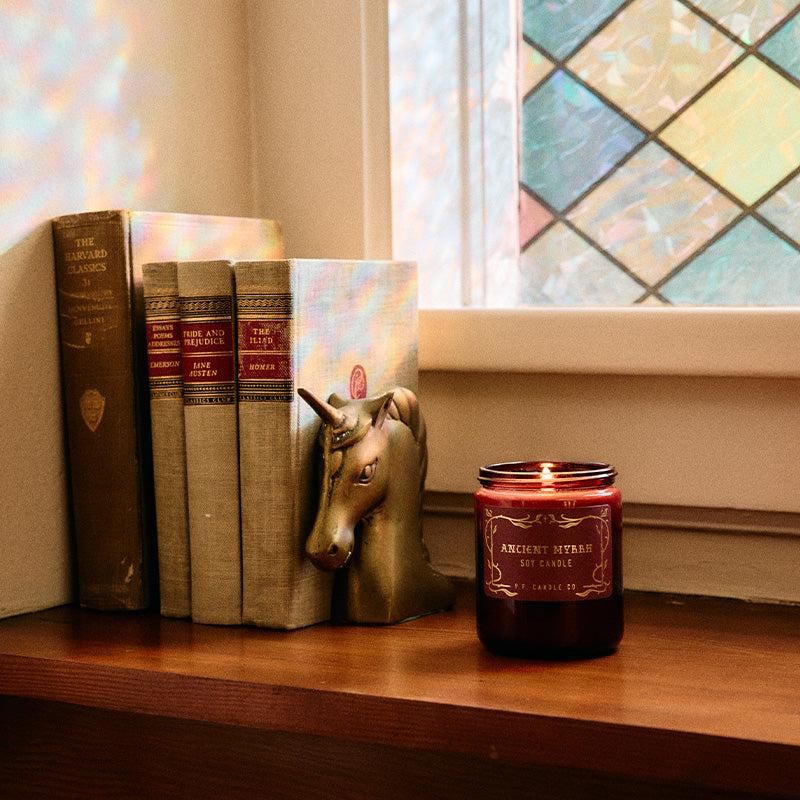 ancient myrrh candle lifestyle 