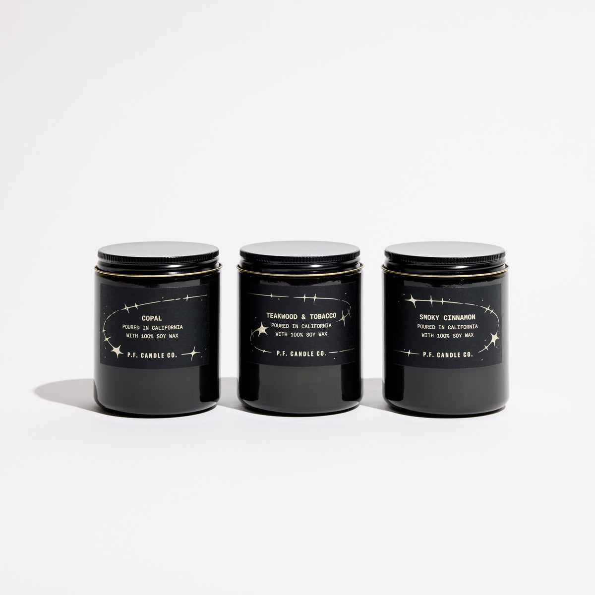 The Celestial Bundle with lids on 