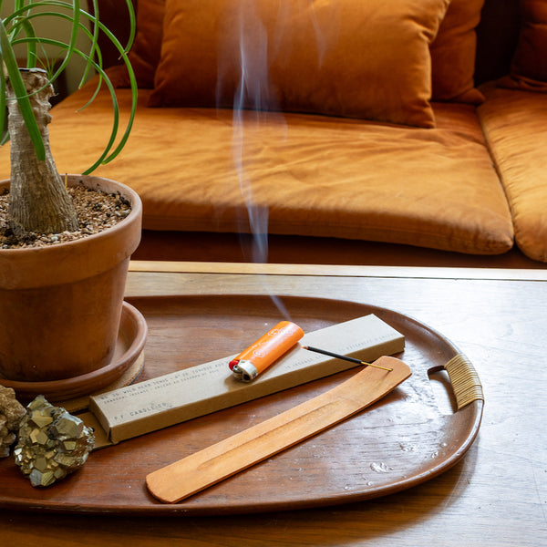 Wood Incense Holder