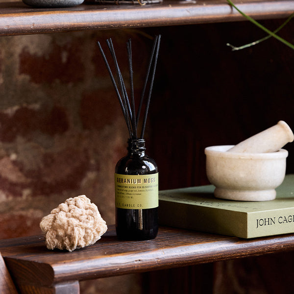 P.F. Candle Co. Geranium Moss Alchemy Reed Diffuser - Lifestyle