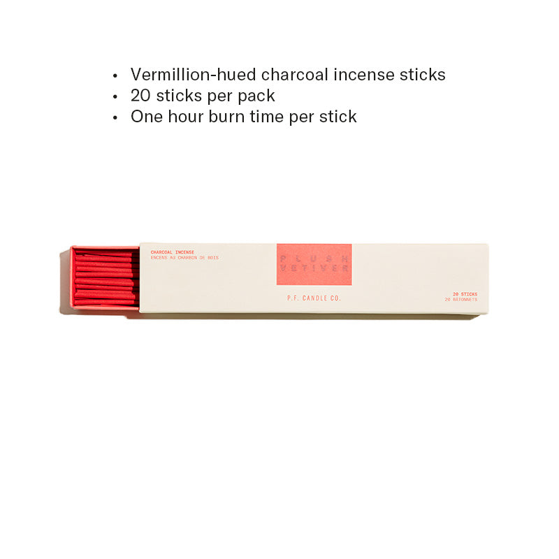 P.F. Candle Co. Plush Vetiver HI-FI Incense Sticks – P. F. Candle Co.