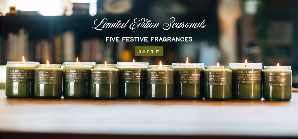 P.F. Candle Co. Limited Winter Classics Five Festive Fragrances Shop Now