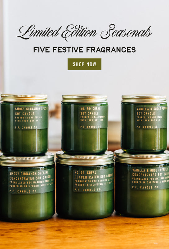 P.F. Candle Co. Limited Winter Classics Five Festive Fragrances Shop Now