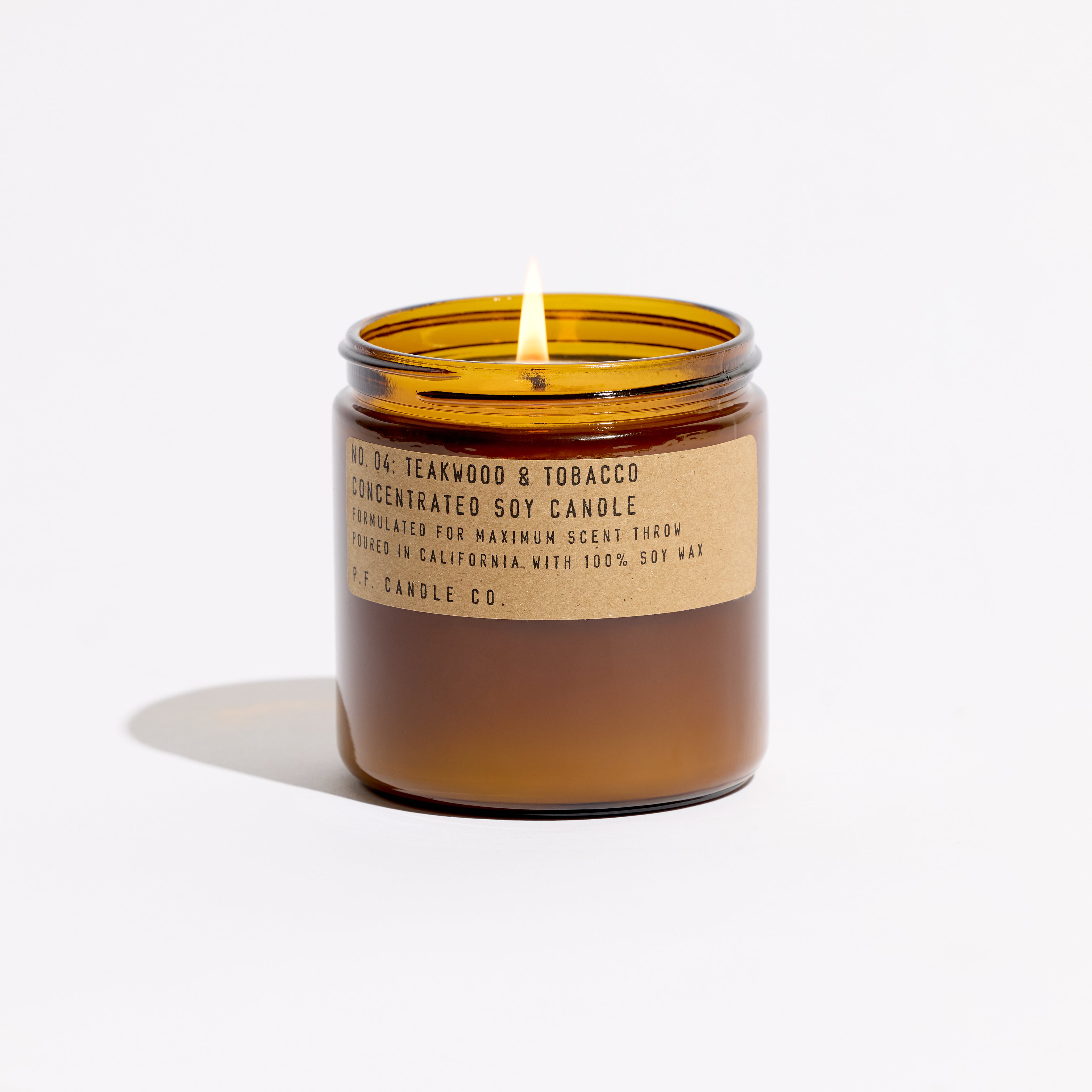 Teakwood & Tobacco Large Concentrated Candle - Thumbnail 5