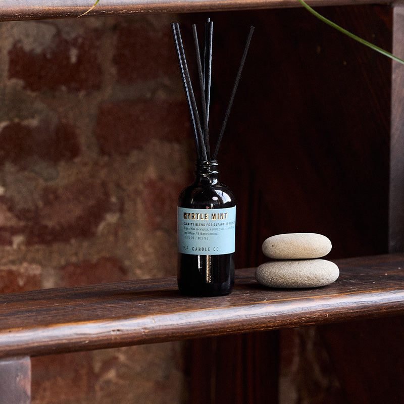 P.F. Candle Co. Myrtle Mint Alchemy Reed Diffuser - Lifestyle