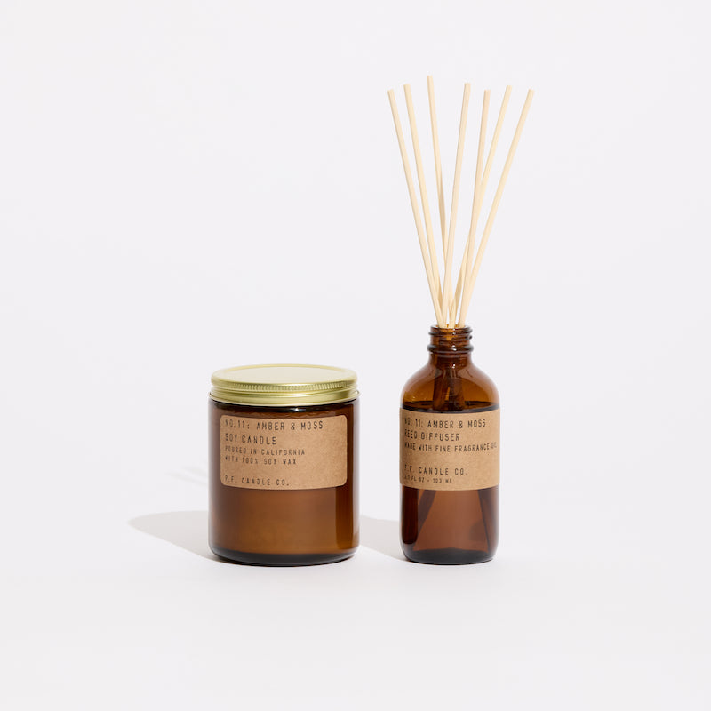 P.F. Candle Co. Just the Basics Bundle - Amber & Moss