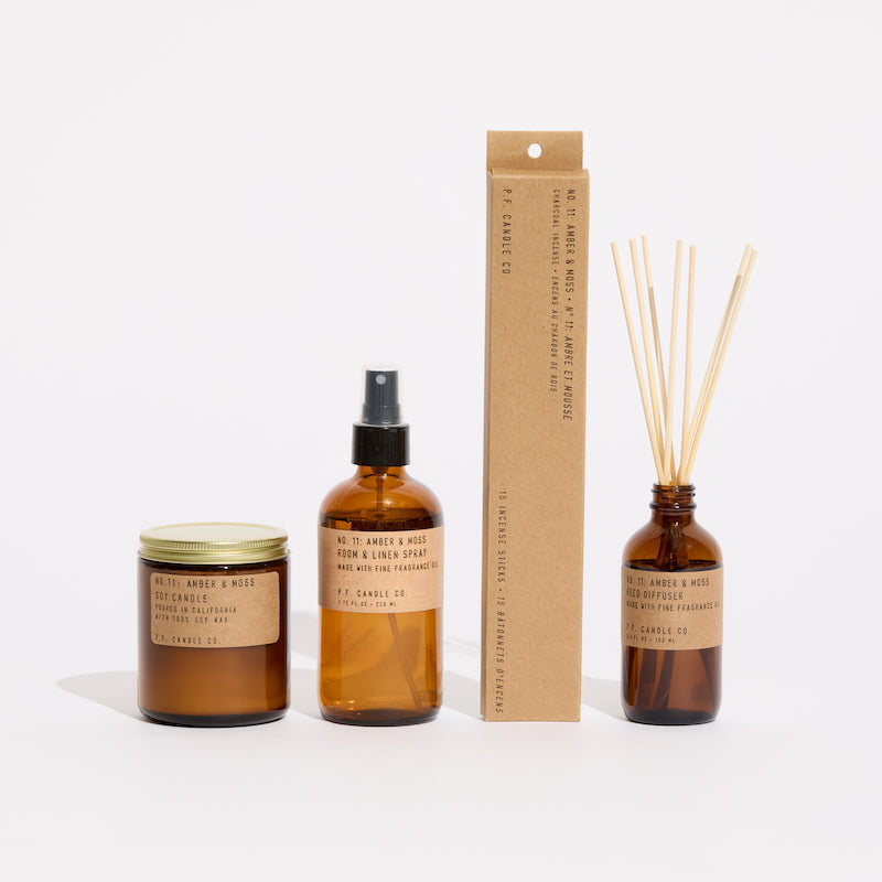 P.F. Candle Co. Scent Starter Kit - Amber & Moss