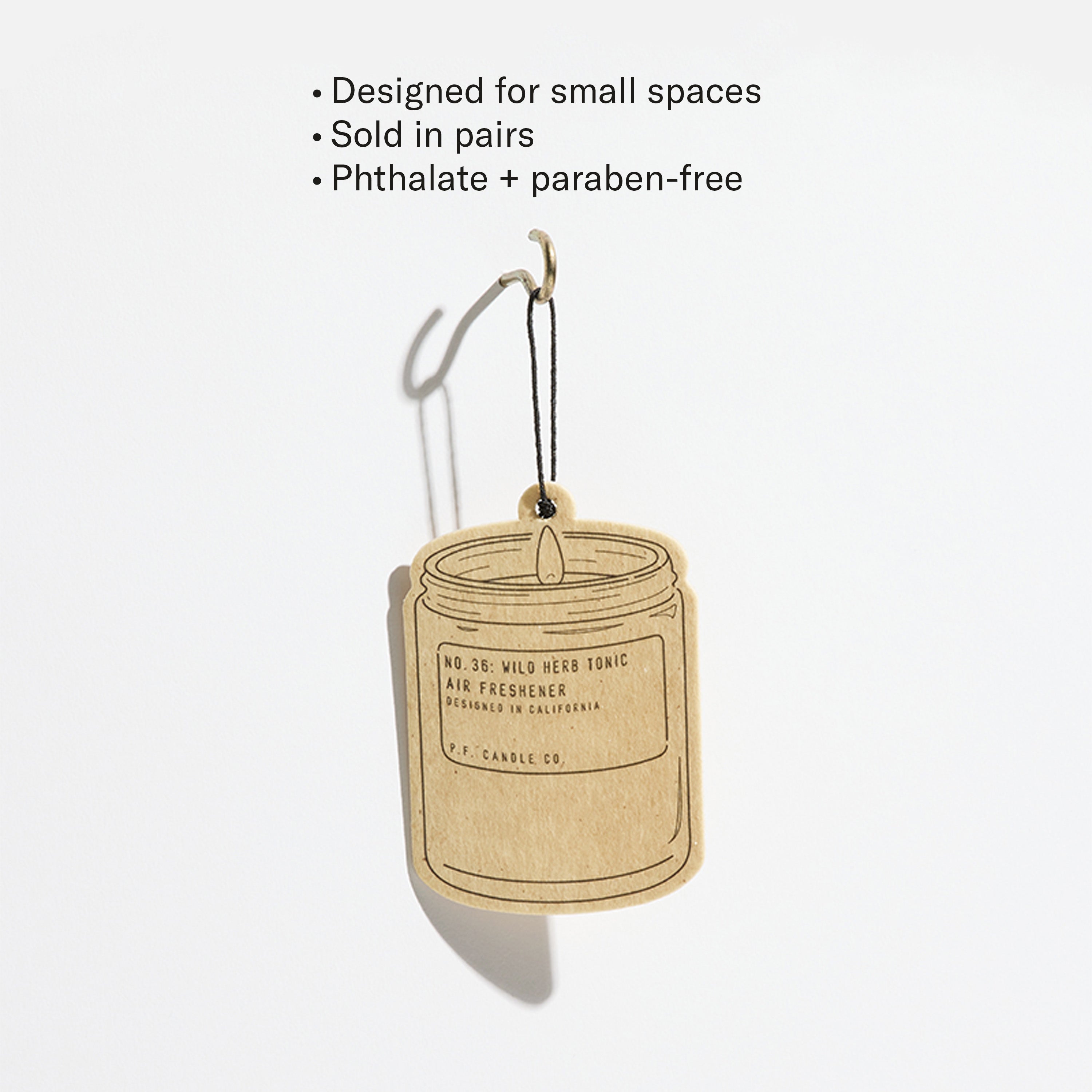Designed for small spaces, Sold in pairs, Phthalate + paraben-free