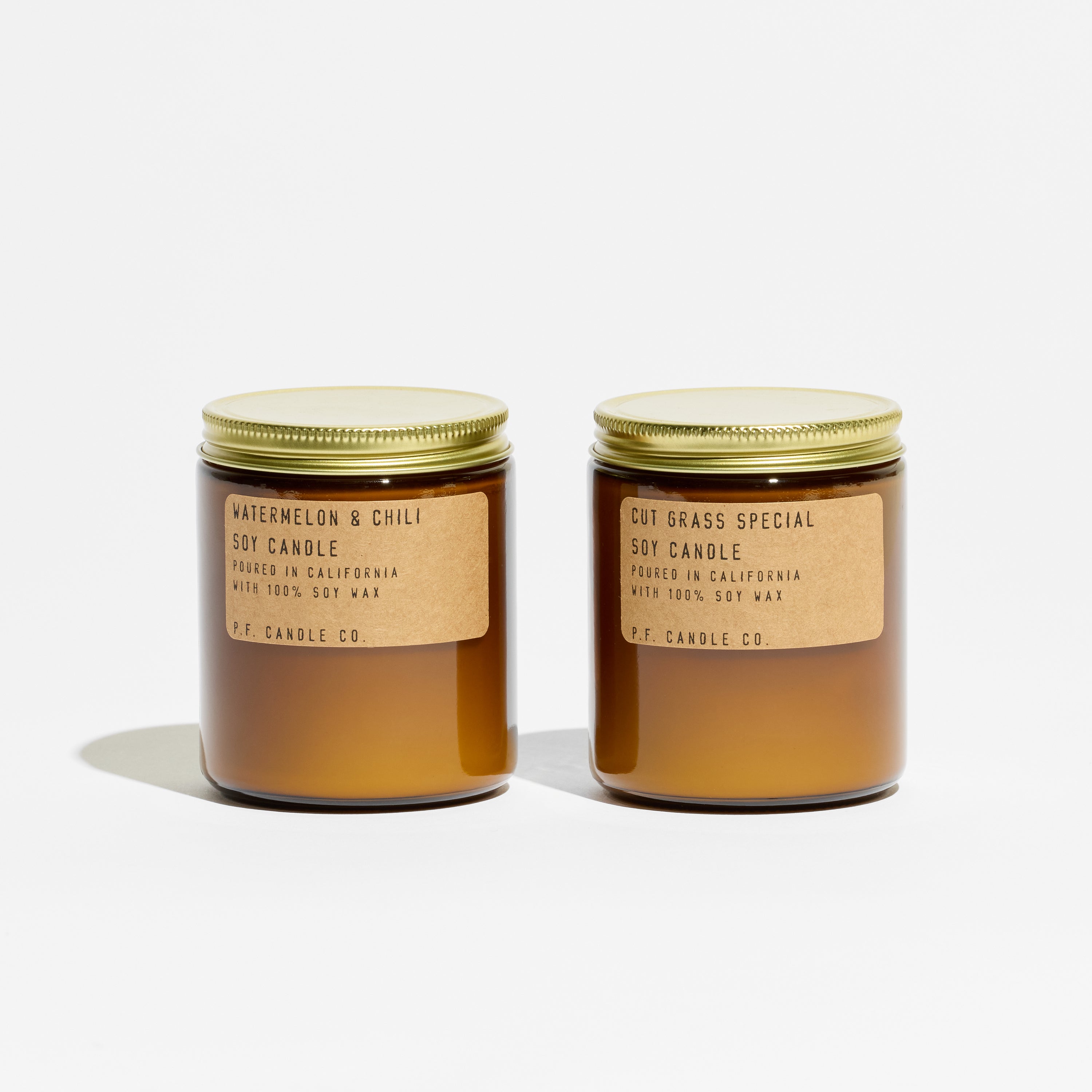 Warermelon & Chili candle + Cut Grass Special candle with lids