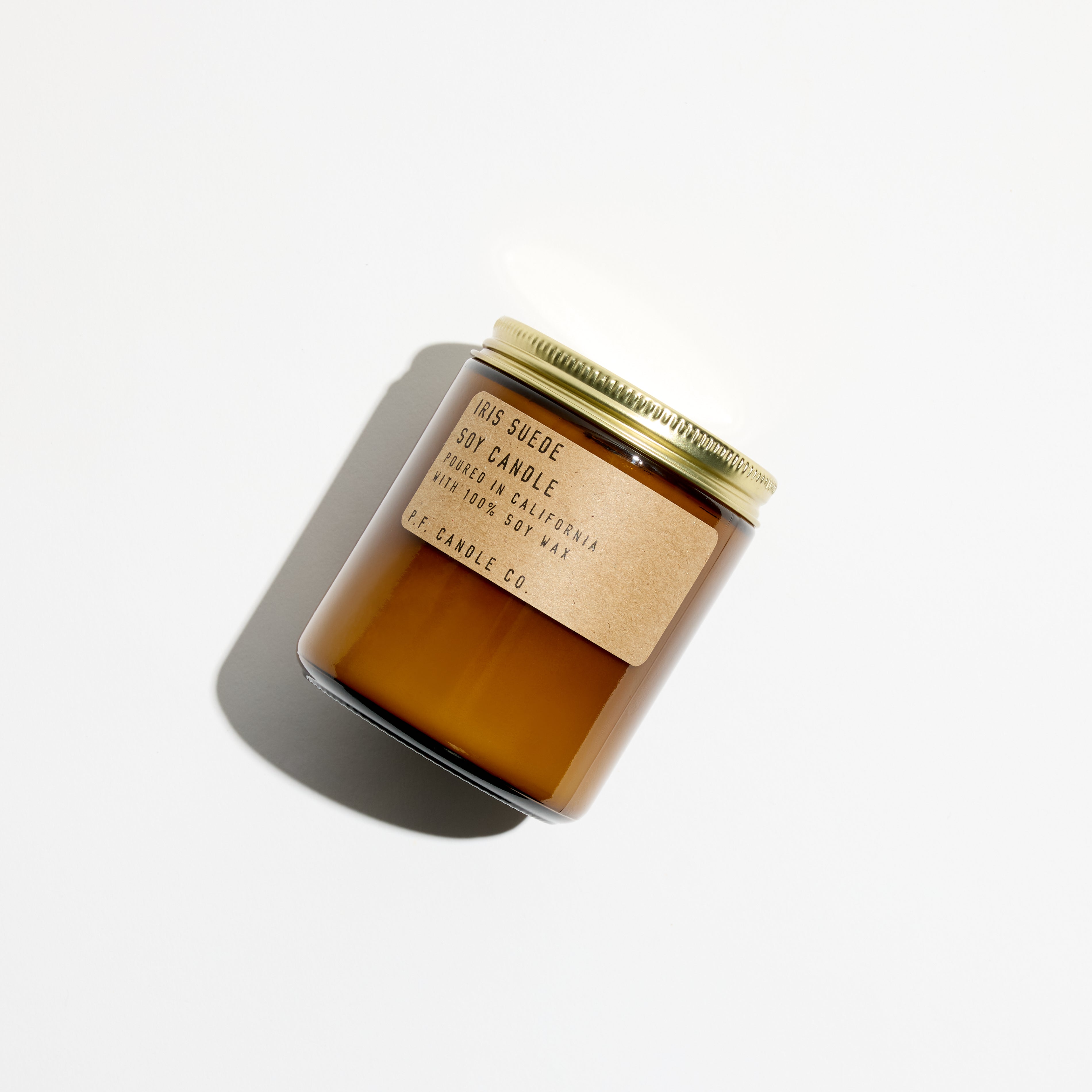 P.F. Candle Co. Iris Suede Standard Candle
