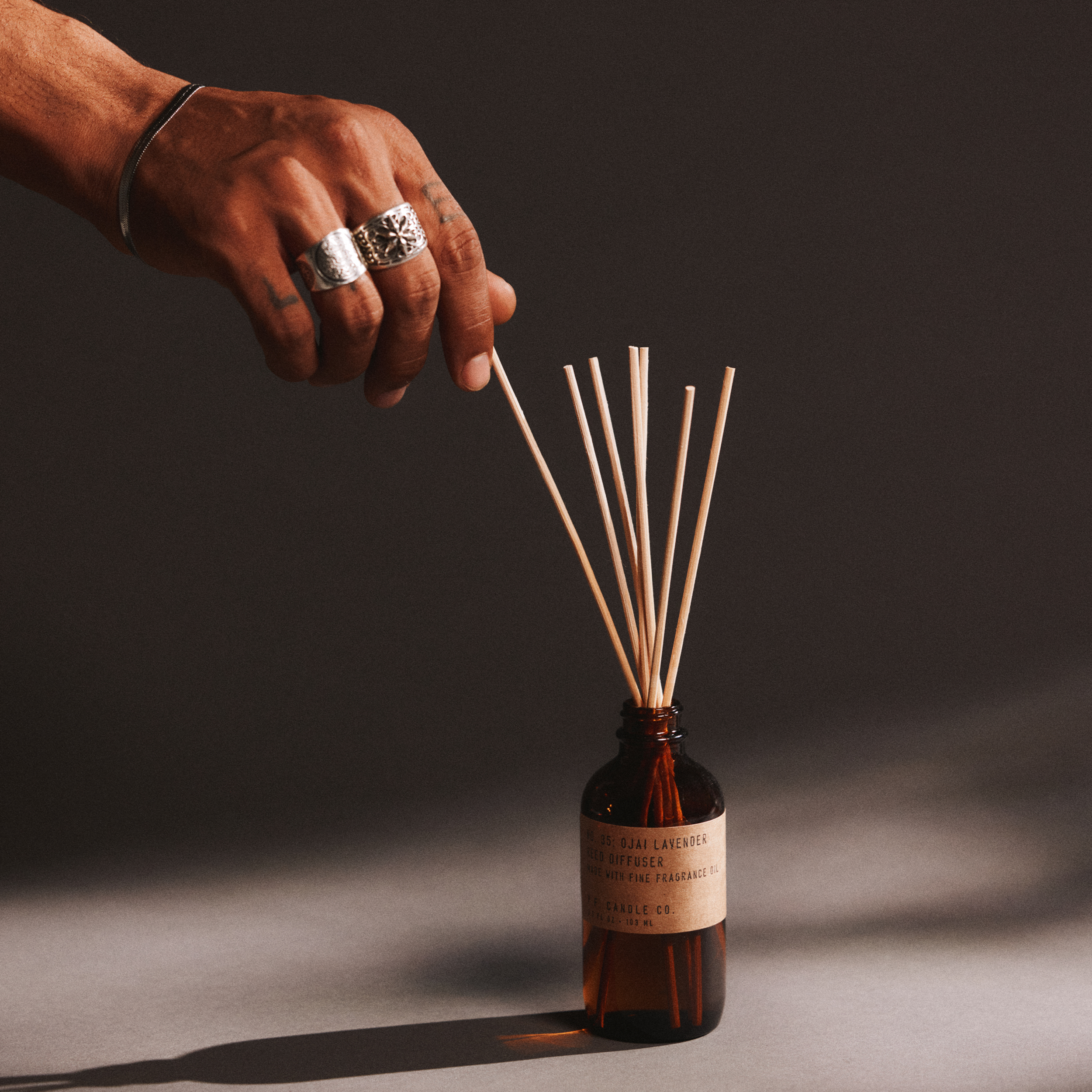 P.F. Candle Co. Ojai Lavender Reed Diffuser - Thumbnail 4