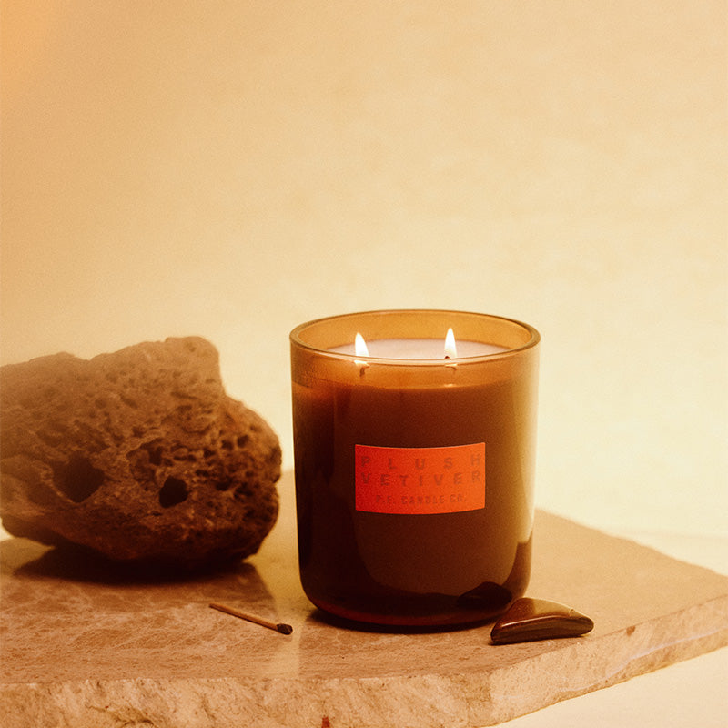 plush vetiver candle