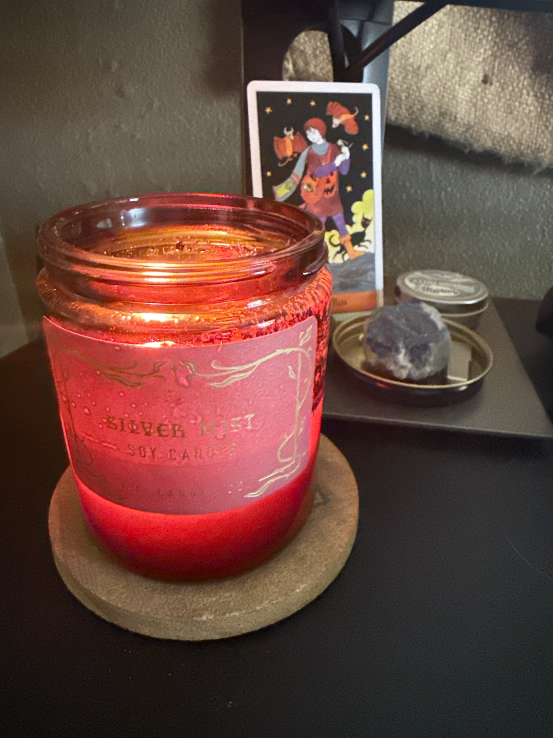 "Magical mystical! Perfect for fall and the start of winter, they have unisex appeal and a mystical vibe. Burn early and often!" - Silver Mist Candle