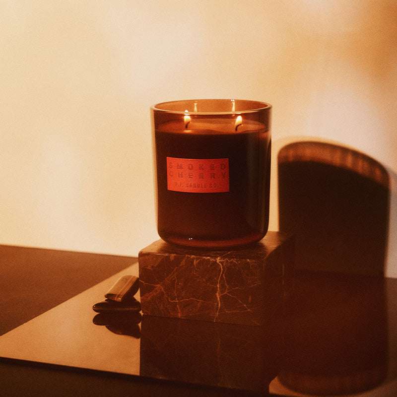 smoked cherry candle