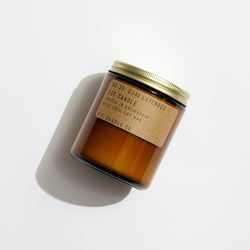 P.F. Candle Co. LA - Ojai Lavender Classic 7.2 oz Standard Soy Candle - Product - Our 7.2 oz Standard Candles are hand-poured into apothecary inspired amber jars with our signature kraft label and a brass lid. This is our most popular size and is meant for dressers, countertops, nightstands – basically everywhere.
